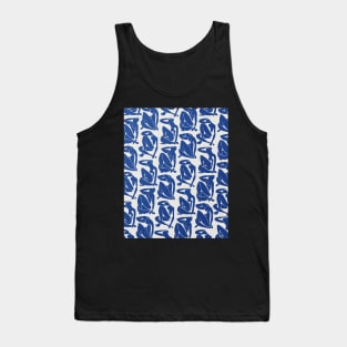 Blue nude Henri Matisse abstract art Tank Top